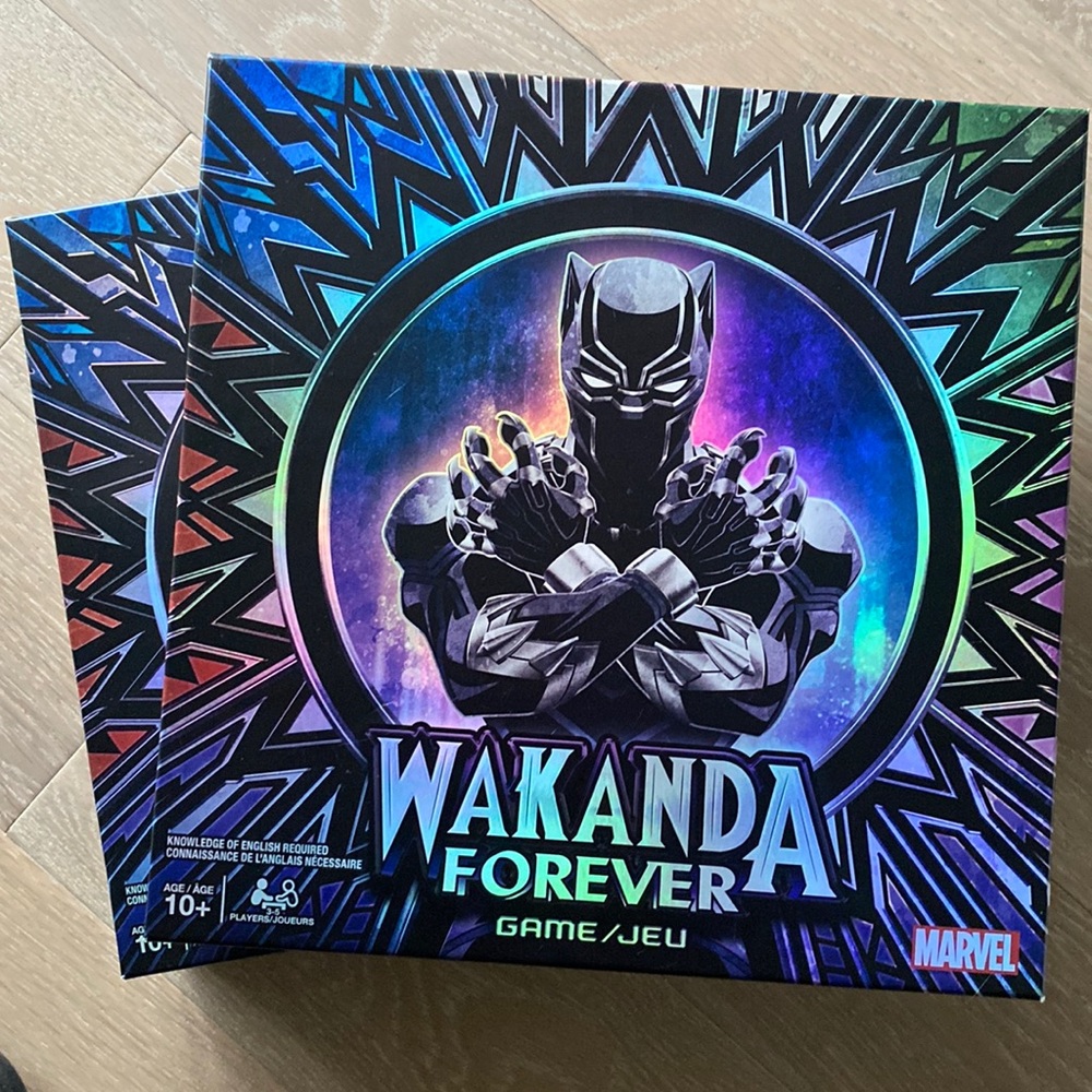 Wakanda forever black panther board game by Marvel NEW!
